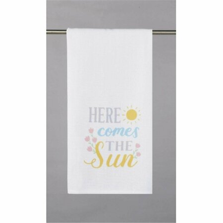 TARIFA 18 x 25 in. Here Comes the Sun Kitchen Towel, 4PK TA3691850